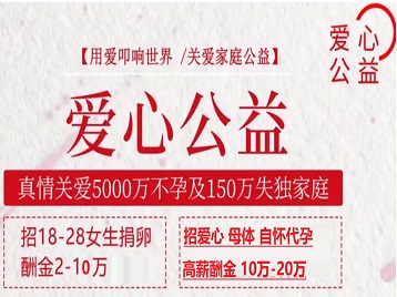 普洱捐卵助孕生子 爱心志愿者招募